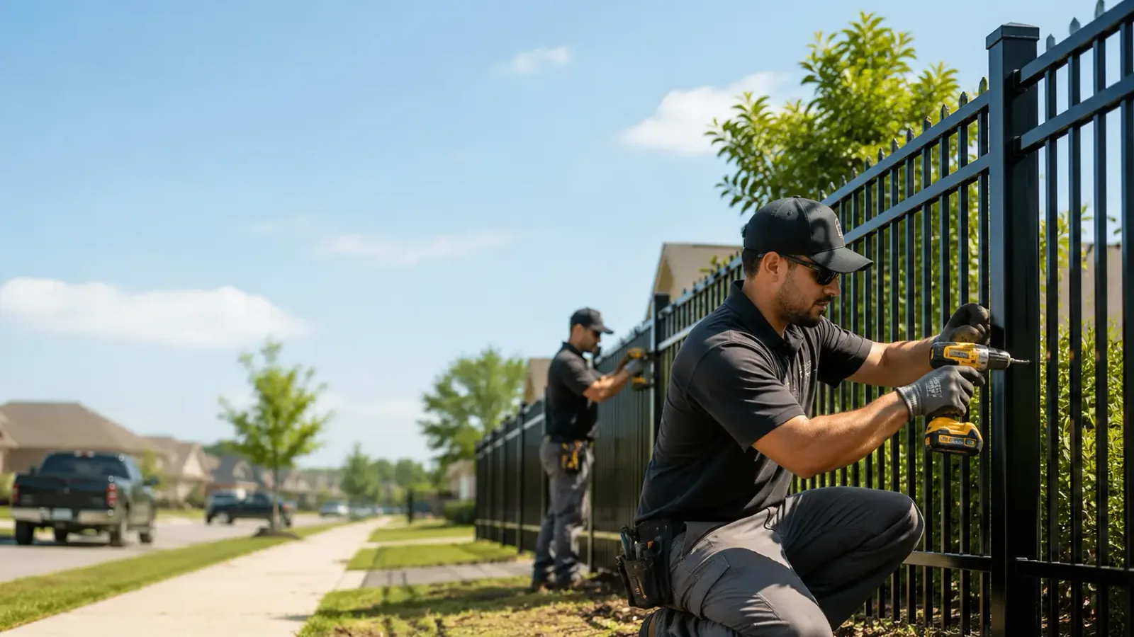 Metal Fence Installation in Lottie, LA